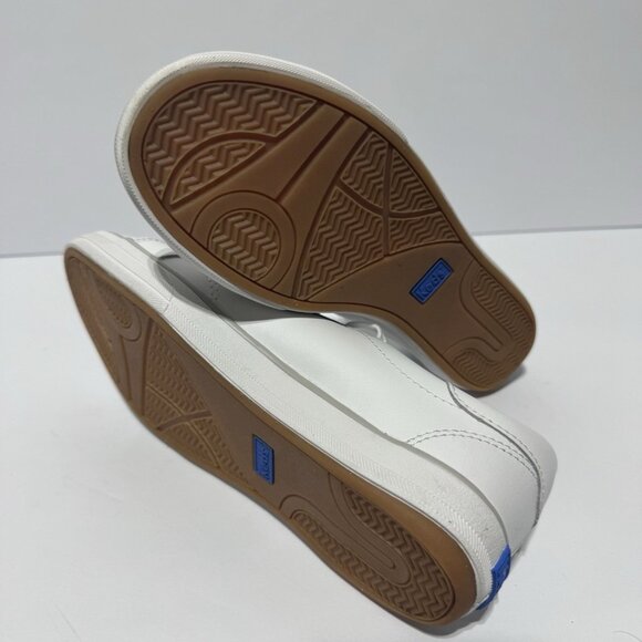 Keds Womens Center III Leather Sneaker White Size 5W - Picture 5 of 6